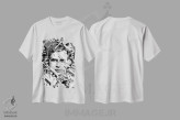 تیشرت سفید طرح دار – تیشرت گرافیکی ,مایر لانسکی اثر کریستین میلئو فروشگاه ایماژ