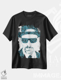 تیشرت مشکی طرح دار – تیشرت گرافیکی ,هایزنبرگ اثر کریستین میلئو فروشگاه ایماژ