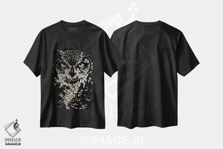 تیشرت مشکی طرح دار – تیشرت حیوانات ,جغد اثر کریستین میلئو immage.ir
