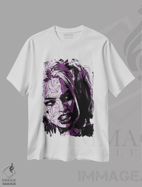 تیشرت سفید طرح دار – تیشرت فانتزی ,هارلی کویین اثر کریستین میلئو فروشگاه ایماژ