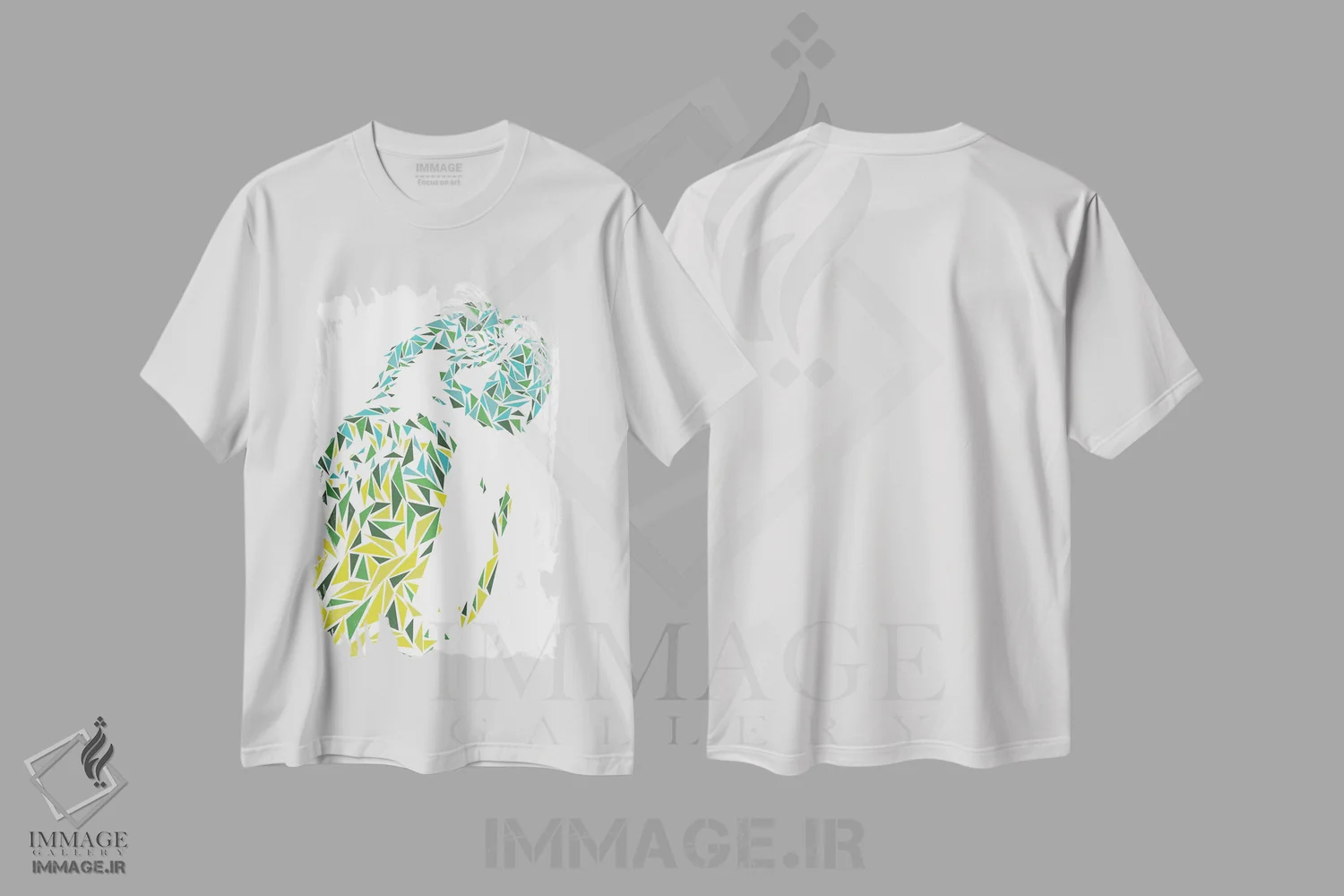تیشرت سفید طرح دار – تیشرت حیوانات ,طوطی آرا اثر کریستین میلئو immage.ir