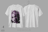 تیشرت سفید طرح دار – تیشرت فانتزی ,هارلی کویین اثر کریستین میلئو فروشگاه ایماژ