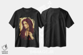 تیشرت مشکی طرح دار – تیشرت هنری ,نقاشی مادلنا اثر مایک کیف فروشگاه ایماژ