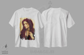 تیشرت سفید طرح دار – تیشرت هنری ,نقاشی مادلنا اثر مایک کیف immage.ir