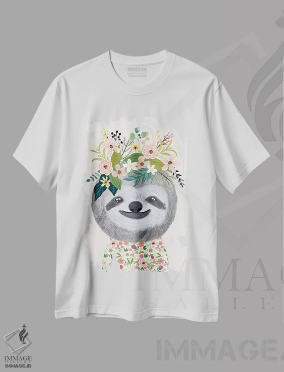 تیشرت سفید طرح دار – تیشرت فانتزی ,کسل اثر میا چارّو immage.ir