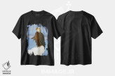 تیشرت مشکی طرح دار – تیشرت حیوانات ,عقاب ها آلاسکا اثر میگل لاسا فروشگاه ایماژ