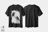 تیشرت مشکی طرح دار – تیشرت عقاب ,عقاب ها آلاسکا اثر میگل لاسا immage.ir