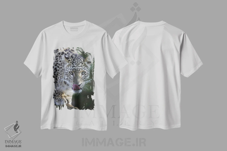 تیشرت سفید طرح دار – تیشرت حیوانات ,اثر میگل لاسا فروشگاه ایماژ