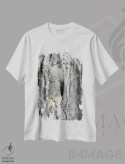 تیشرت سفید طرح دار – تیشرت طبیعت ,اثر میگل لاسا فروشگاه ایماژ