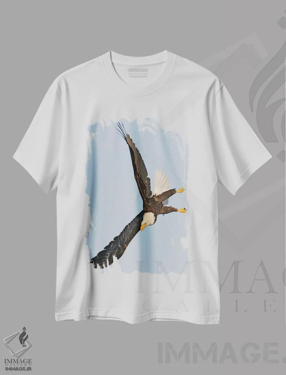 تیشرت سفید طرح دار – تیشرت حیوانات ,اثر میگل لاسا immage.ir