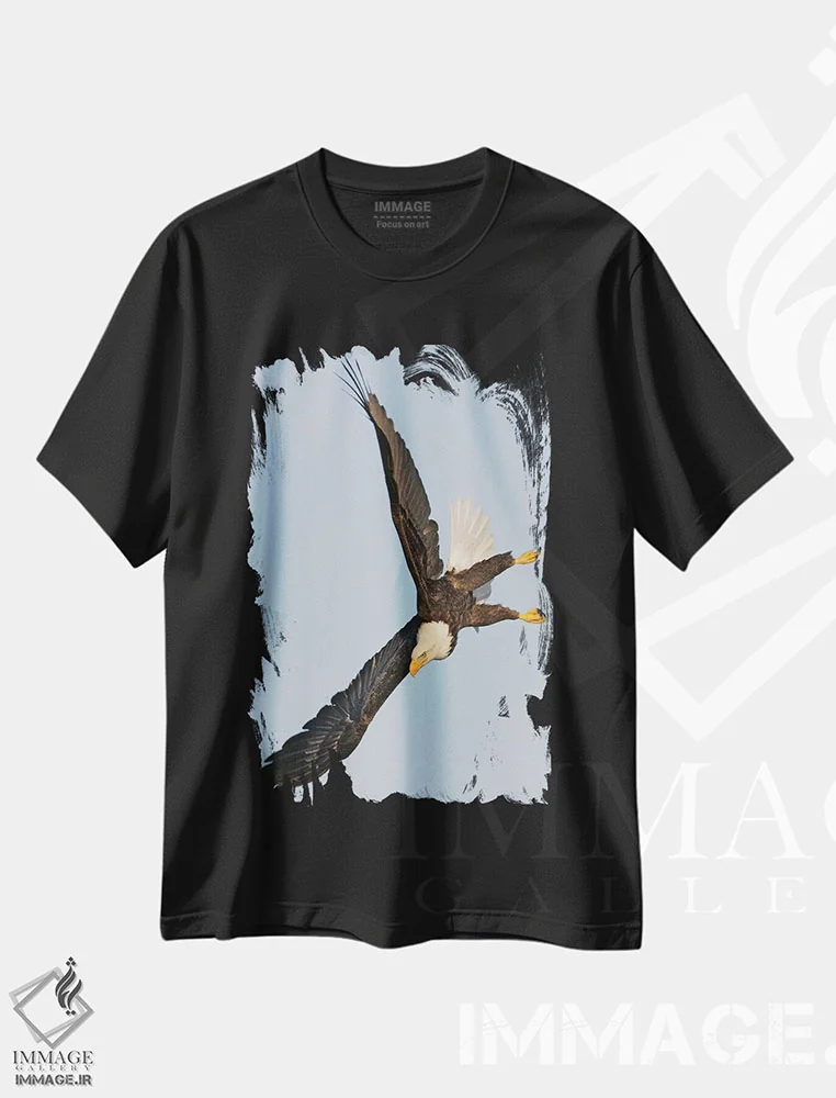 تیشرت مشکی طرح دار – تیشرت حیوانات ,اثر میگل لاسا فروشگاه ایماژ