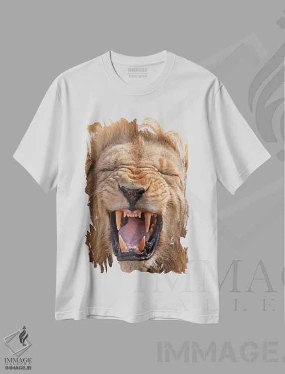تیشرت سفید طرح دار – تیشرت حیوانات ,اثر میگل لاسا فروشگاه ایماژ