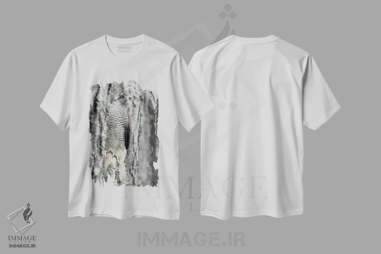تیشرت سفید طرح دار – تیشرت طبیعت ,اثر میگل لاسا فروشگاه ایماژ