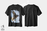 تیشرت مشکی طرح دار – تیشرت پرنده ,اثر میگل لاسا فروشگاه ایماژ