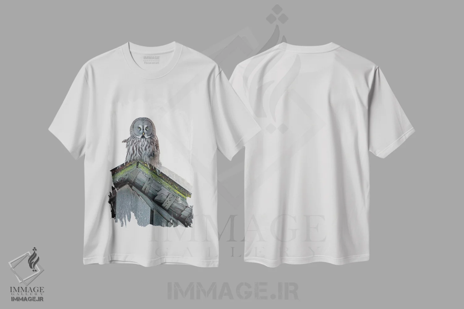 تیشرت سفید طرح دار – تیشرت هنری ,اثر میگل لاسا فروشگاه ایماژ