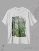 تیشرت سفید طرح دار – تیشرت طبیعت ,جنگل ملی سوپریور اثر آلن ماچروویچ immage.ir