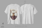 تیشرت سفید طرح دار – تیشرت طبیعت ,تفکر وحشی اثر مایک کوبو immage.ir