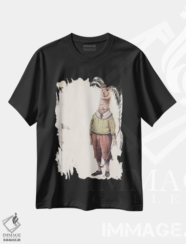 تیشرت مشکی طرح دار – تیشرت اسپرت ,"باشگاه گلف آلپاکا" اثر مایک کوبو فروشگاه ایماژ