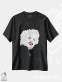 تیشرت مشکی طرح دار – تیشرت سینمایی ,"میکی مارلین" اثر میکی فروشگاه ایماژ