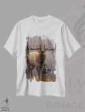 تیشرت سفید طرح دار – تیشرت حیات وحش ,گروه همراه اثر مارک مک کِنا immage.ir