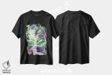 تیشرت مشکی طرح دار – تیشرت طبیعت ,مسیر جنگل اثر مارگو کو فروشگاه ایماژ