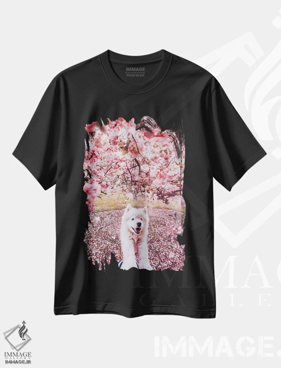 تیشرت مشکی طرح دار – تیشرت حیوانات ,هیولای وحشتناک اثر هوبوپیبا immage.ir