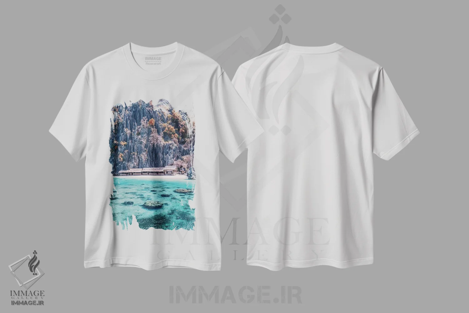 تیشرت سفید طرح دار – تیشرت طبیعت ,به فیلیپین خوش آمدید اثر هوبوپیبا immage.ir