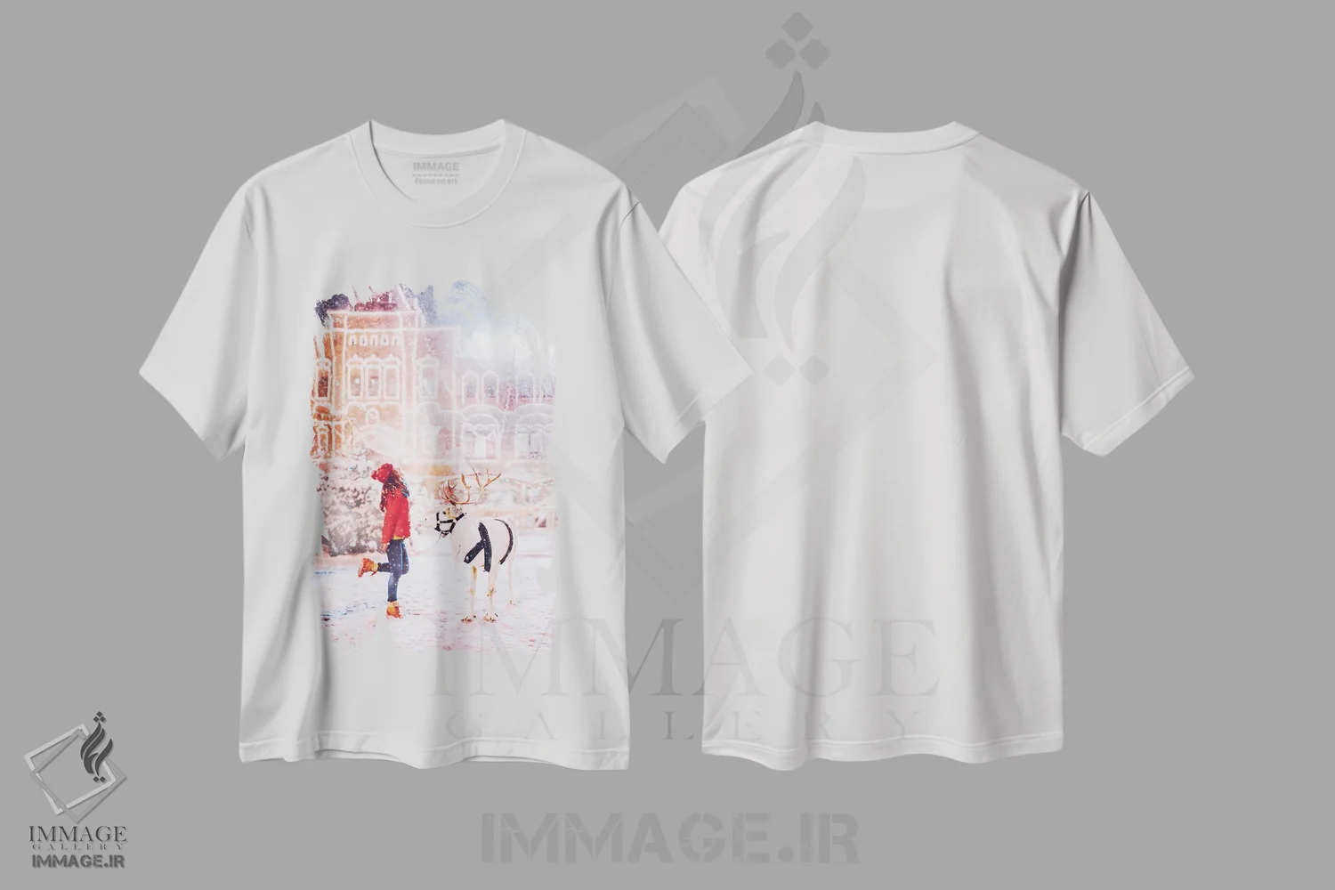 تیشرت سفید طرح دار – تیشرت حیوانات ,"گردا" اثر هوبوپیبا فروشگاه ایماژ