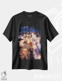 تیشرت مشکی طرح دار – تیشرت شهری ,"پراگ مه آلود و جادویی" اثر هوبوپیبا فروشگاه ایماژ