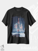 تیشرت مشکی طرح دار – تیشرت فانتزی ,"مسکو مانند داستان پریان" اثر هوبوپیبا فروشگاه ایماژ