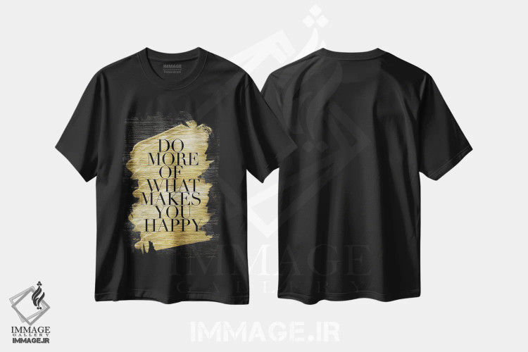 تیشرت مشکی طرح دار – تیشرت انگیزشی ,"زندگی مذهب زده شماره " اثر مرسدس لوپز چارّو فروشگاه ایماژ