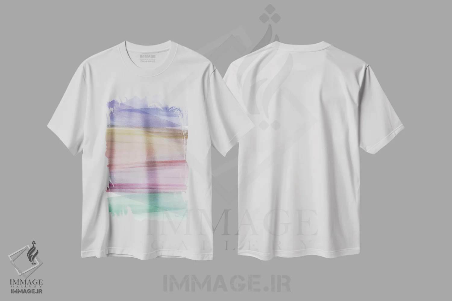 تیشرت سفید طرح دار – تیشرت تابستانی ,"تابستان نرم II گرم" اثر مرسدس لوپز چارّو immage.ir