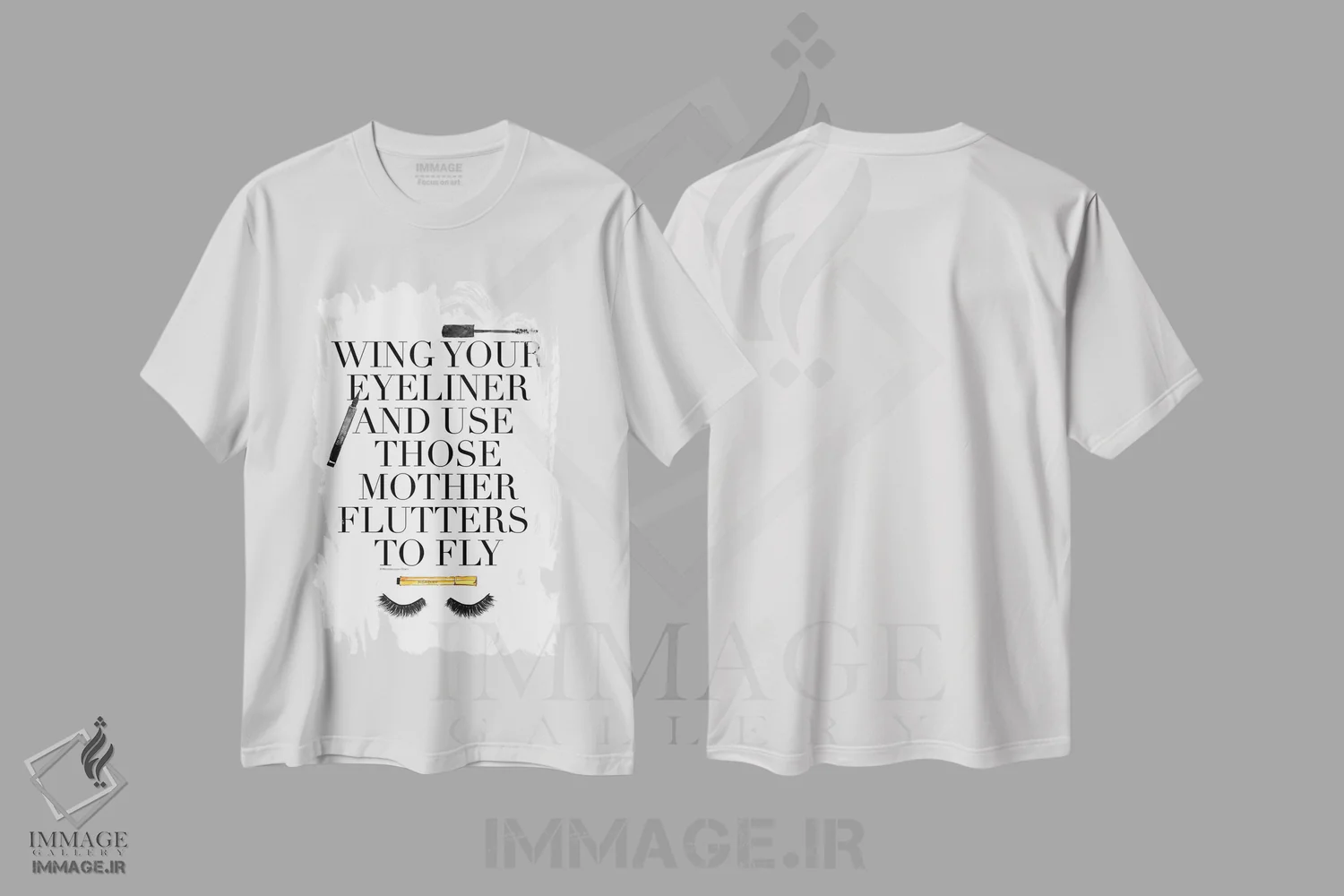 تیشرت سفید طرح دار – تیشرت طنزآمیز ,"پروازهای مادرانه" اثر مرسدس لوپز چارّو فروشگاه ایماژ