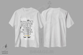 تیشرت سفید طرح دار – تیشرت طنزآمیز ,"پروازهای مادرانه" اثر مرسدس لوپز چارّو فروشگاه ایماژ
