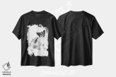تیشرت مشکی طرح دار – تیشرت حیوانات ,"سگ فرانسوی" اثر مرسدس لوپز چارّو فروشگاه ایماژ