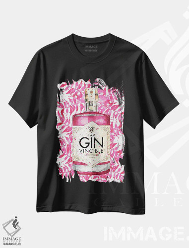 تیشرت مشکی طرح دار – تیشرت فانتزی ,"من جین نشکنم" اثر مرسدس لوپز چارّو فروشگاه ایماژ