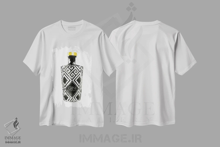 تیشرت سفید طرح دار – تیشرت مینیمالیستی ,جین حیوان روحی من است اثر مرسدس لوپز چارّو immage.ir