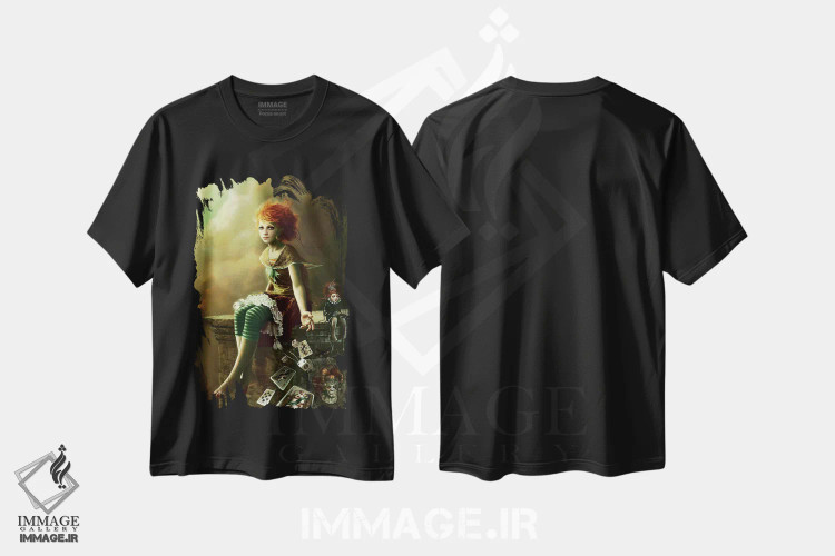 تیشرت مشکی طرح دار – تیشرت فانتزی ,می خواهی با من بازی کنی؟ اثر ملانی دلان فروشگاه ایماژ
