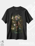 تیشرت مشکی طرح دار – تیشرت فانتزی ,هماهنگی اثر ملانی دلان فروشگاه ایماژ