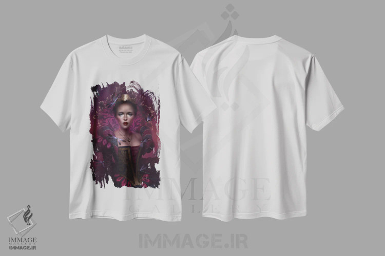 تیشرت سفید طرح دار – تیشرت گرافیکی ,آخرین جاودانه اثر ملانی دلان immage.ir