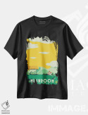 تیشرت مشکی طرح دار – تیشرت گیمینگ ,"بازدید از قلمرو قارچ ها" اثر ماتیولِه فروشگاه ایماژ