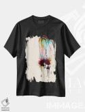 تیشرت مشکی طرح دار – تیشرت هنری ,"کور رنگ" اثر ماتیولِه فروشگاه ایماژ