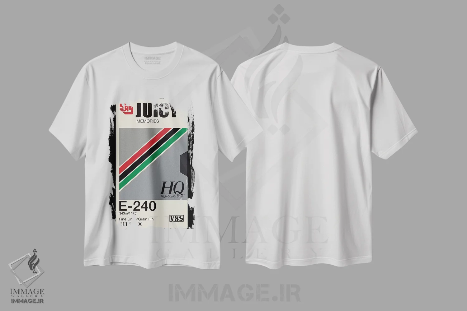 تیشرت سفید طرح دار – تیشرت وینتیج ,خاطرات پرطراوت اثر ماتیولِه فروشگاه ایماژ