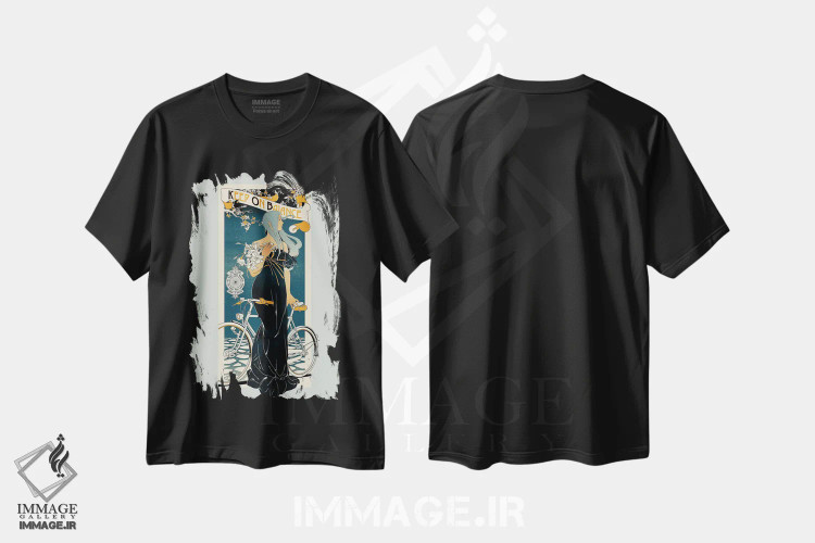تیشرت مشکی طرح دار – تیشرت هنری ,حفظ تعادل اثر ماتیولِه فروشگاه ایماژ