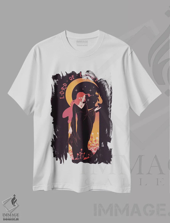 تیشرت سفید طرح دار – تیشرت فانتزی ,ارباب نور اثر ماتیولِه immage.ir