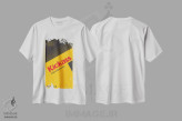 تیشرت سفید طرح دار – تیشرت موسیقی ,نوار پرانرژی اثر ماتیولِه فروشگاه ایماژ