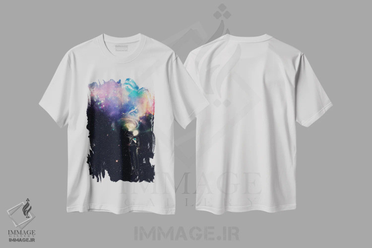 تیشرت سفید طرح دار – تیشرت فانتزی ,خالق اثر ماتیولِه فروشگاه ایماژ
