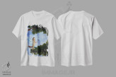 تیشرت سفید طرح دار – تیشرت فانتزی ,رویای جادویی روزانه اثر سالن هنری مون لایت فروشگاه ایماژ