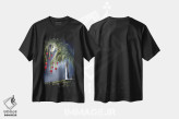 تیشرت مشکی طرح دار – تیشرت نجوم ,شب دل های خونین اثر سالن هنری مون لایت فروشگاه ایماژ