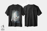 تیشرت مشکی طرح دار – تیشرت ماه کامل ,بسیار وسوسه انگیز اثر سالن هنری مون لایت فروشگاه ایماژ